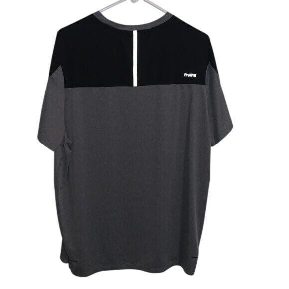 Spyder Active Mens Gray & Black Performance T-Shirt XL Polyester Blend Lightweig - Picture 6 of 8